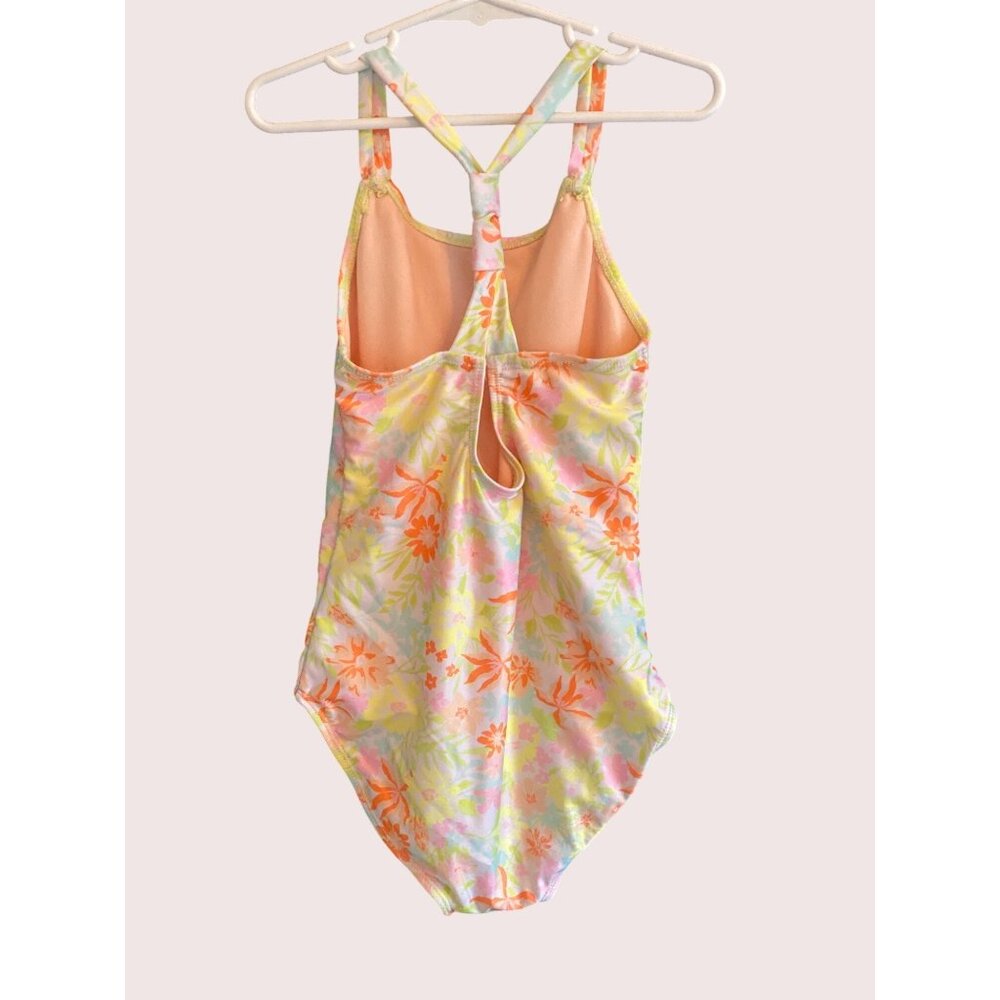 Girl One-Piece Swimsuit   Wonder Nation M (7-8) Racerback  Recycled Polyester - Picture 3 of 6